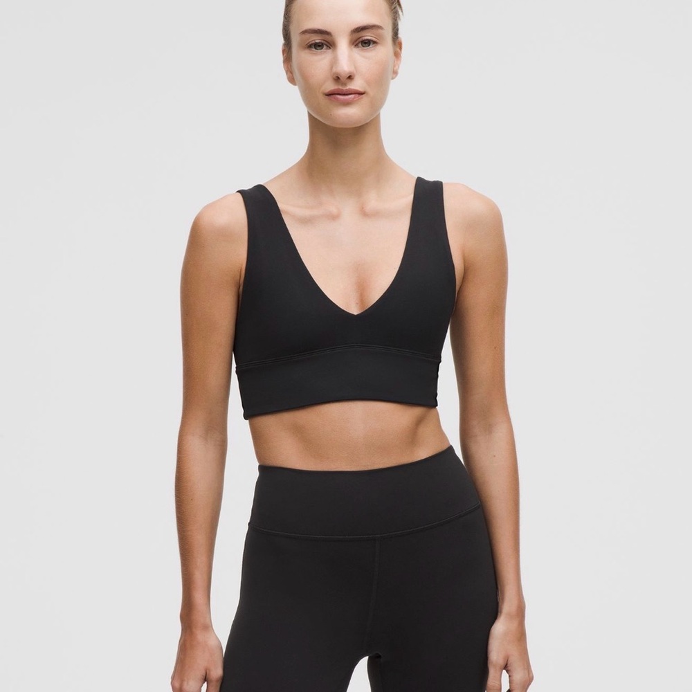 Lululemon Athletica Black Align V Neck Bra